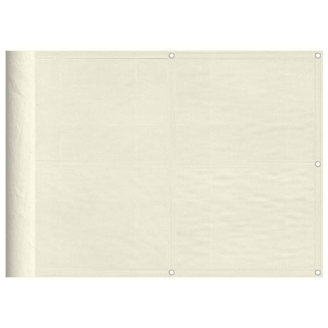 Vidaxx Balkonschirm 75x800 cm 100 % Oxford-Polyester cremefarben