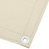 Vidaxx Balkonschirm 75x800 cm 100 % Oxford-Polyester cremefarben