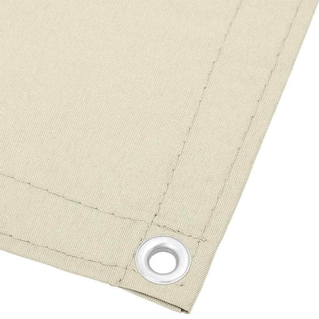 Vidaxx Balkonschirm 75x800 cm 100 % Oxford-Polyester cremefarben