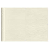 Vidaxl balkonscherm 75x1000 cm 100% oxford polyester crèmekleurig