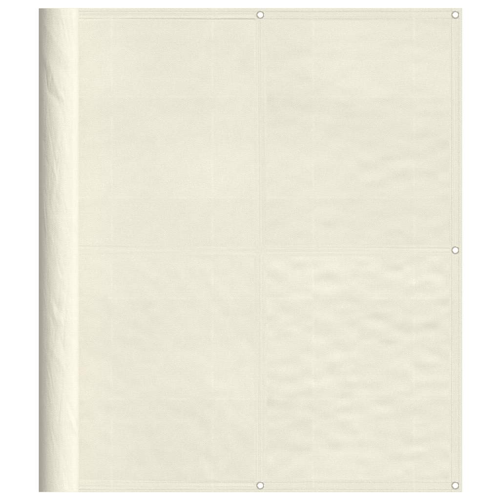 Vidaxx Balkonschirm 120x1000 cm 100 % Oxford-Polyester cremefarben