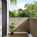 VidaXL Balkon-Sichtschutz 120 x 800 cm, 100 % Oxford-Polyester, Taupe
