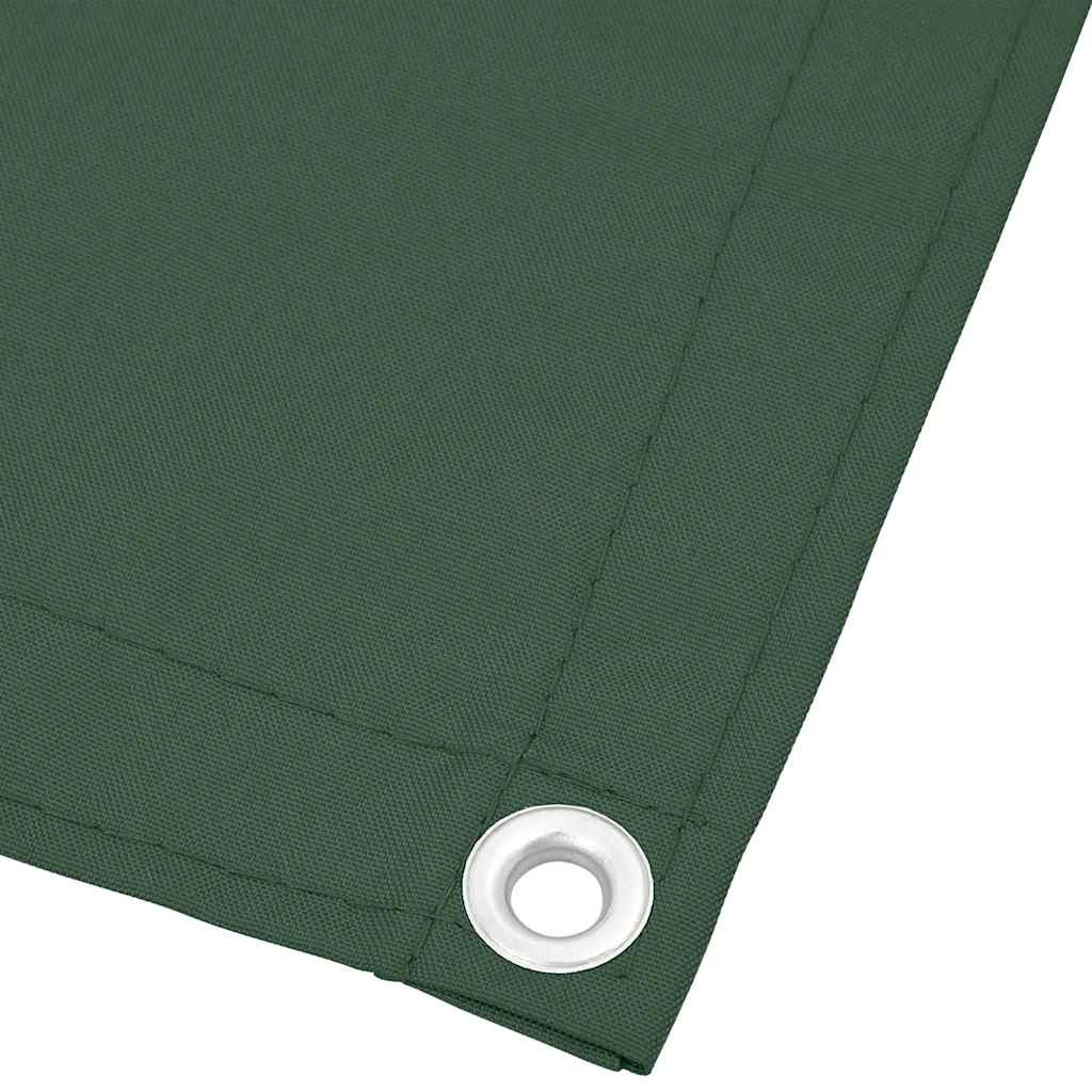 Vidaxl balkonscherm 75x1000 cm 100% oxford polyester donkergroen