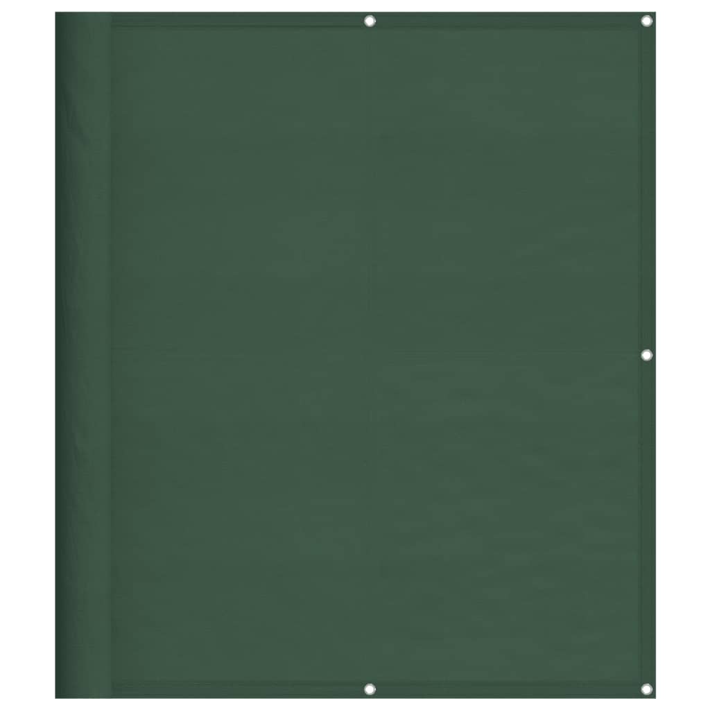 Screen balkonu Vidaxl 120x800 cm 100% Oxford Polyester Dark Green