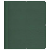 Vidaxx Balkonschirm 120x800 cm 100 % Oxford-Polyester dunkelgrün