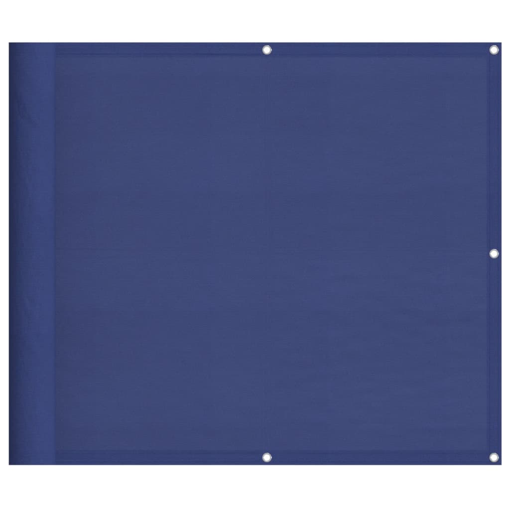 Vidaxl Balkon Bildschirm 90x700 cm 100% Oxford Polyesterblau