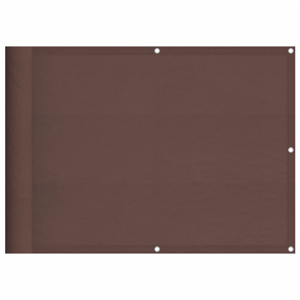 Vidaxl balkongskjerm 75x700 cm 100% Oxford Polyester Brown