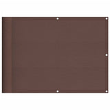 Vidaxl balkongskjerm 75x700 cm 100% Oxford Polyester Brown