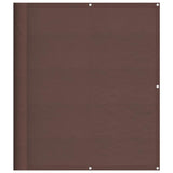 Vidaxl balkonscherm 120x700 cm 100% oxford polyester bruin
