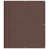 Pantalla de balcón Vidaxl 120x800 cm 100% Oxford Polyester Brown