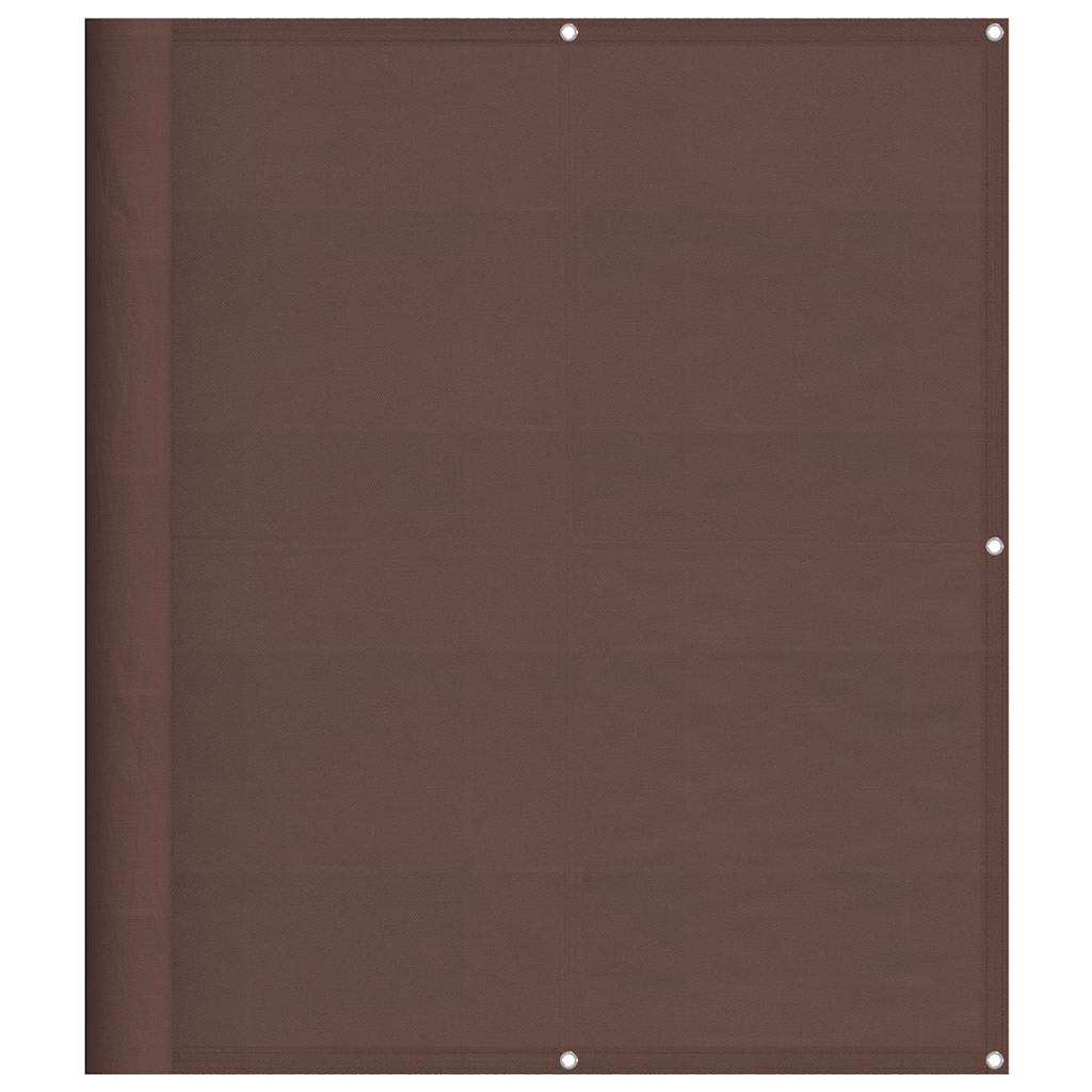 Vidaxx Balkonschirm 120x800 cm 100 % Oxford-Polyester braun