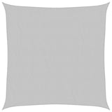 Vidaxl Sonnensegel 3x3 m 100 % Polyester Oxford hellgrau