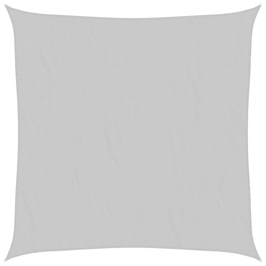 VidaXL Sonnensegel 7x7 m 100 % Polyester Oxford hellgrau