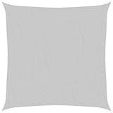 VidaXL Sonnensegel 7x7 m 100 % Polyester Oxford hellgrau