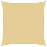 Vidaxl Sonnensegel 4x4 m 100 % Polyester Oxford sandfarben
