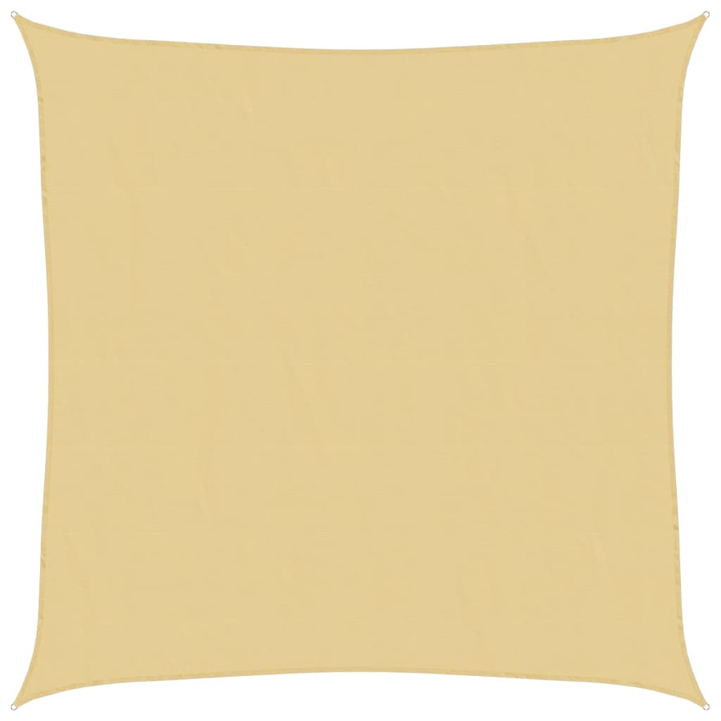 Vidaxl Sonnensegel 6x6 m 100 % Polyester Oxford sandfarben