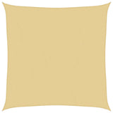 Vidaxl Sonnensegel 7x7 m 100 % Polyester Oxford sandfarben