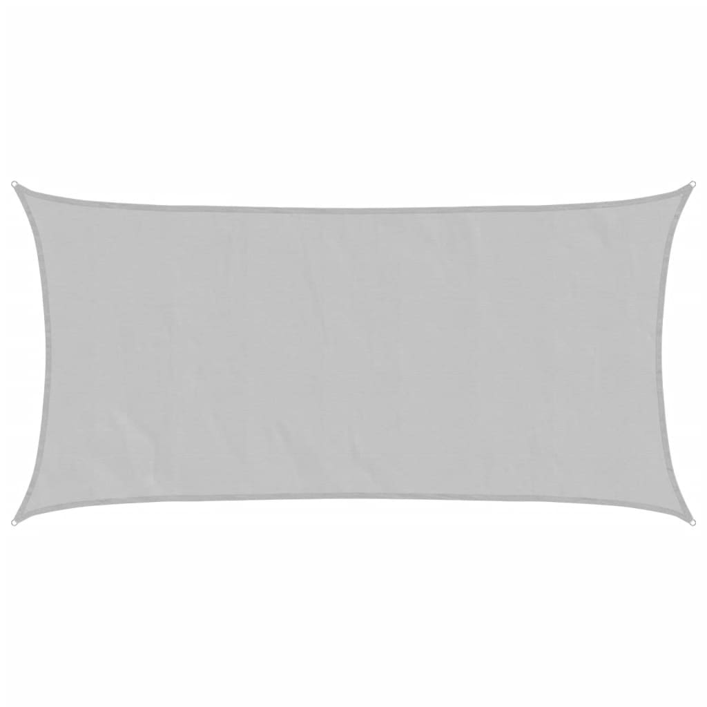Vidaxl zonnezeil 3,5x2 m 100% polyester oxford lichtgrijs