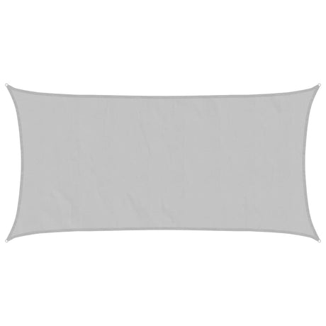 Vidaxl Sonnensegel 4x2 m 100 % Polyester Oxford hellgrau
