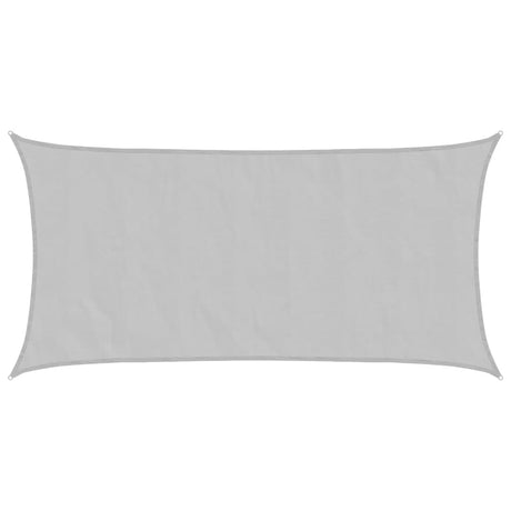 Vidaxx Sonnensegel 4,5x2,5 m 100 % Polyester Oxford hellgrau