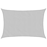 Vidaxl Sonnensegel 6x5 m 100 % Polyester Oxford hellgrau