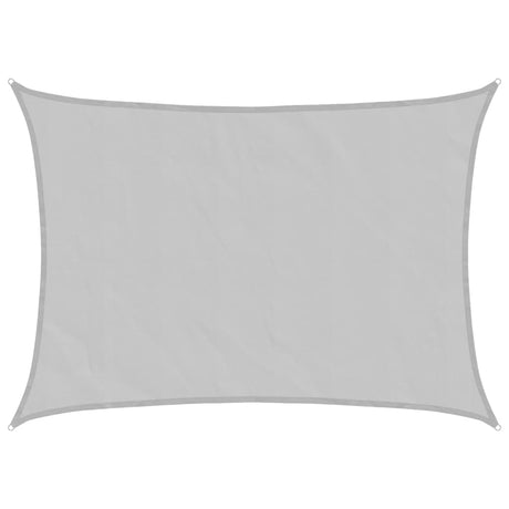 Vidaxl zonnezeil 7x5 m 100% polyester oxford lichtgrijs