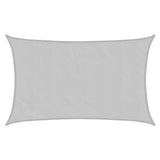 VidaXL Sonnensegel 8x5 m 100 % Polyester Oxford hellgrau