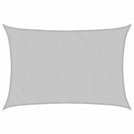 Vidaxl Sonnensegel 7x6 m 100 % Polyester Oxford hellgrau