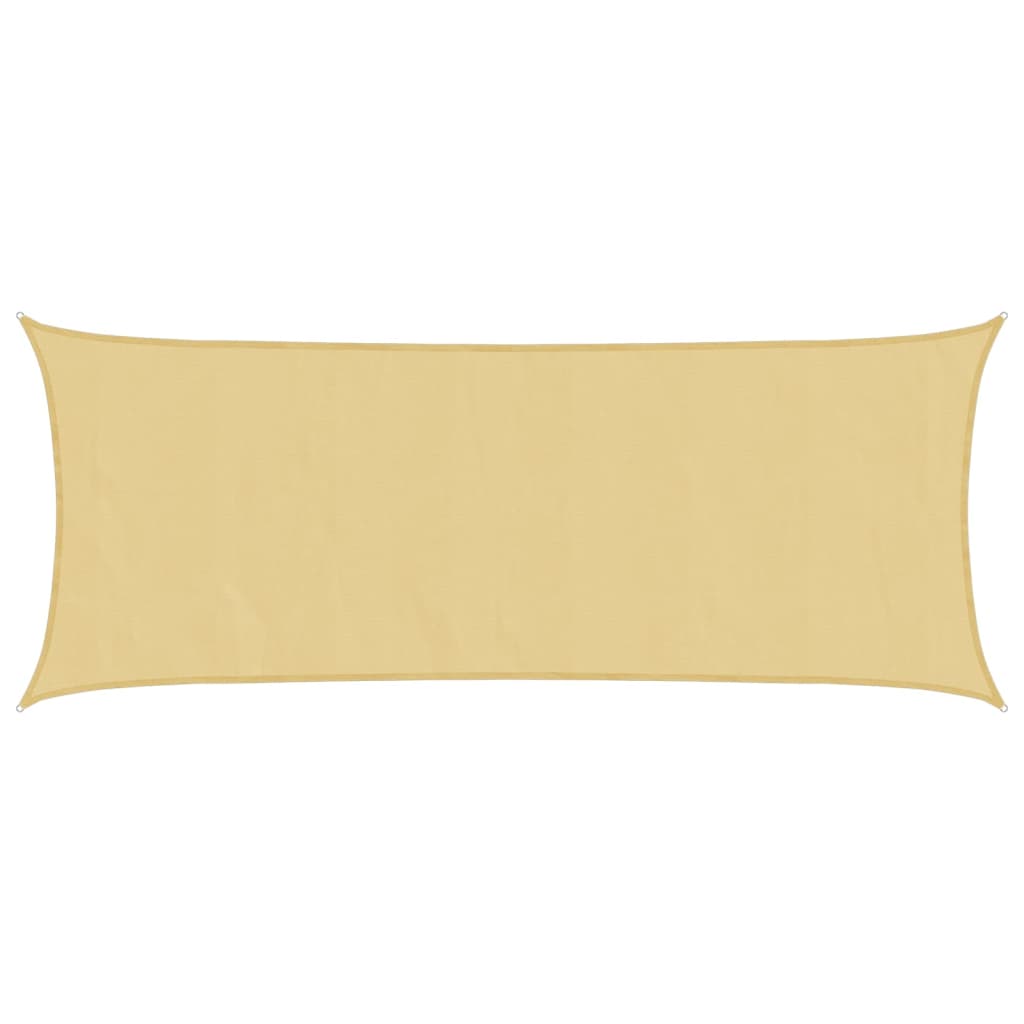 Vidaxl Sonnensegel 5x2 m 100 % Polyester Oxford sandfarben