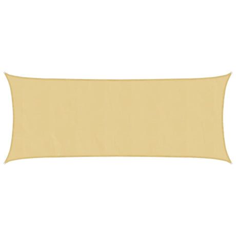 Vidaxl Sonnensegel 5x2 m 100 % Polyester Oxford sandfarben
