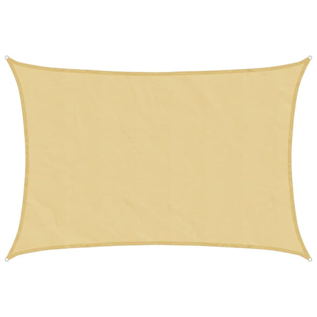 Vidaxx Sonnensegel 3,5x2,5 m 100 % Polyester Oxford sandfarben
