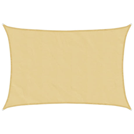 Vidaxl Sonnensegel 5x3 m 100 % Polyester Oxford sandfarben