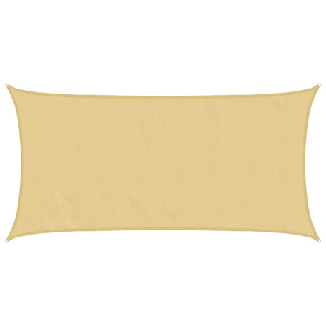 Vidaxl Sonnensegel 6x3 m 100 % Polyester Oxford sandfarben
