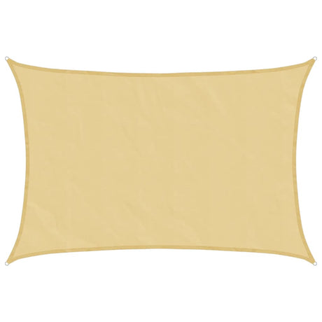 Vidaxx Sonnensegel 4,5x3,5 m 100 % Polyester Oxford sandfarben