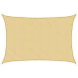 Vidaxl Sonnensegel 5x3,5 m 100 % Polyester Oxford sandfarben