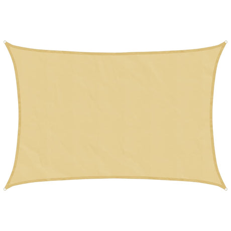 Vidaxl Sonnensegel 5x3,5 m 100 % Polyester Oxford sandfarben