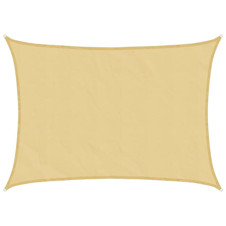 Vidaxl Sonnensegel 7x5 m 100 % Polyester Oxford sandfarben