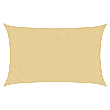 Vidaxl Sonnensegel 8x5 m 100 % Polyester Oxford sandfarben