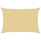 Vidaxl Sonnensegel 7x6 m 100 % Polyester Oxford sandfarben