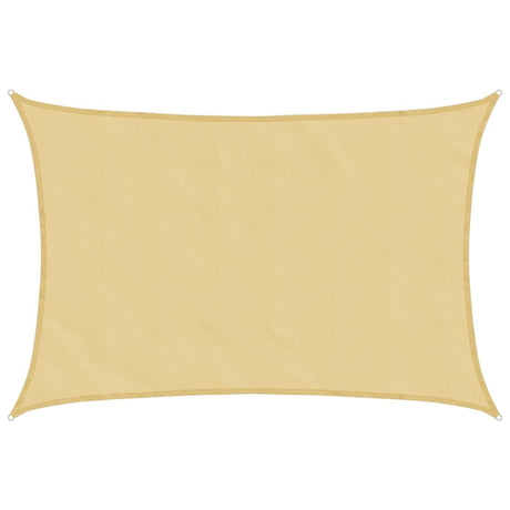 Vidaxl Sonnensegel 7x6 m 100 % Polyester Oxford sandfarben