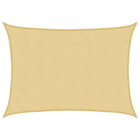 Vidaxl Sonnensegel 8x6 m 100 % Polyester Oxford sandfarben