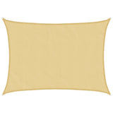 Vidaxl Sonnensegel 8x6 m 100 % Polyester Oxford sandfarben