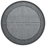 Vidaxl outside rug arakil Ø160 cm polypropene gray