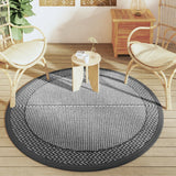 Vidaxl outside rug arakil Ø160 cm polypropene gray