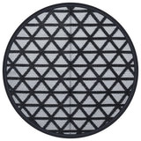 Vidaxx Outdoor-Teppich Arakil ø 200 cm Polypropylen schwarz
