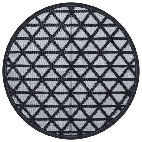 Vidaxx Outdoor-Teppich Arakil ø 200 cm Polypropylen schwarz