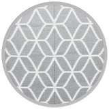 Vidaxx Outdoor-Teppich Arakil ø120 cm Polypropylen grau