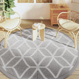 Vidaxx Outdoor-Teppich Arakil ø 200 cm Polypropylen grau