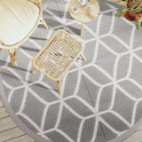 Vidaxx Outdoor-Teppich Arakil ø 200 cm Polypropylen grau