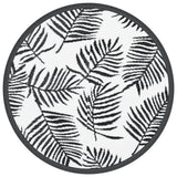 Vidaxx Outdoor-Teppich Arakil ø160 cm Polypropylen weiß und schwarz